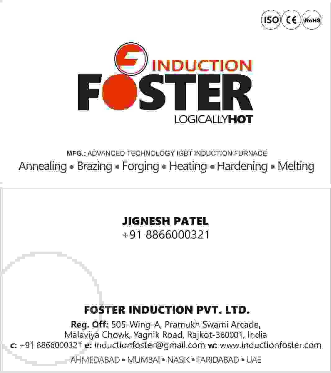 Foster Induction (P) Limited